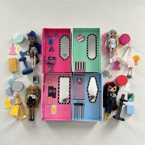 LOL Surprise OMG 4 Pack Fashion Doll Set Candylicious Alt Grrrl Miss Independent